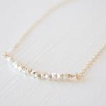 Silver And Gold Necklace - Sterling And Gold..